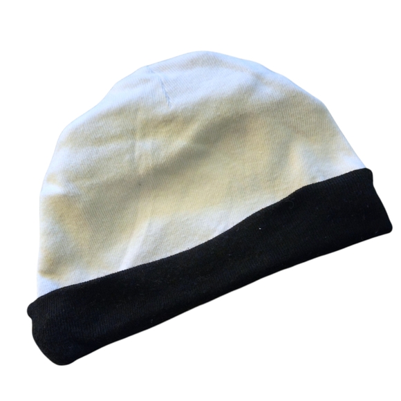 Nike Baby 6-12m Long Sleeve Bodysuit Hat Booties 3p Set Center Swoosh BnW Snaps - Picture 8 of 12